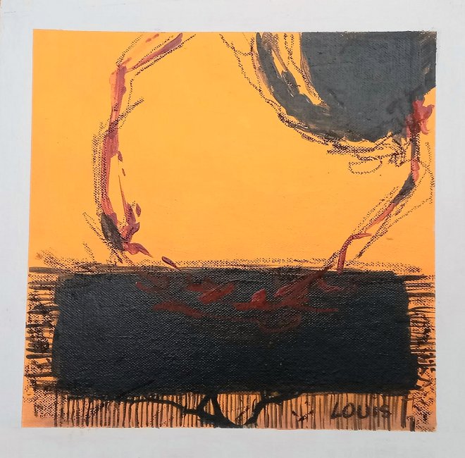 Louis de Jager - BLACK ON ORANGE